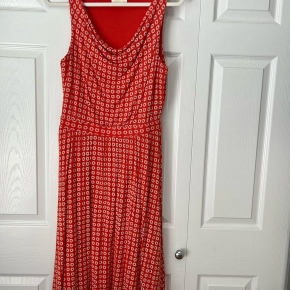 Anthropologie Maeve Orange Daisy Brianne Dress - Picture 3 of 6